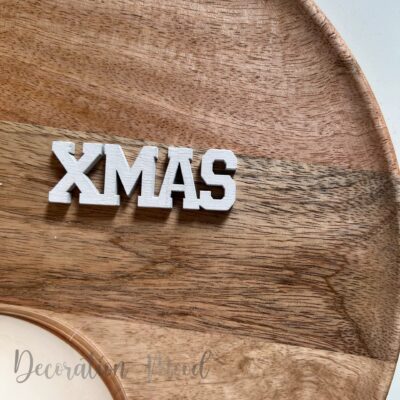 Xmas fa felirat - kicsi / fehér