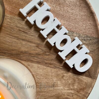 Hohoho fa felirat - fehér