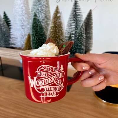 Retro karácsonyi bögre