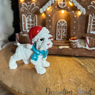 Kutya sapkában - fehér