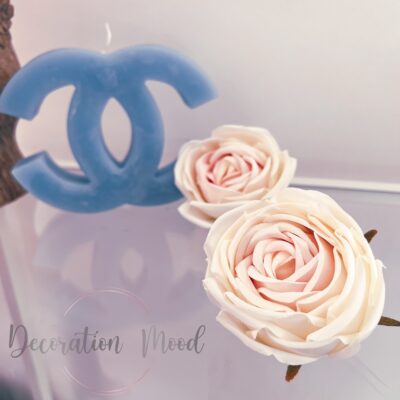 Rózsafej - 7cm (fehér-rózsaszín)