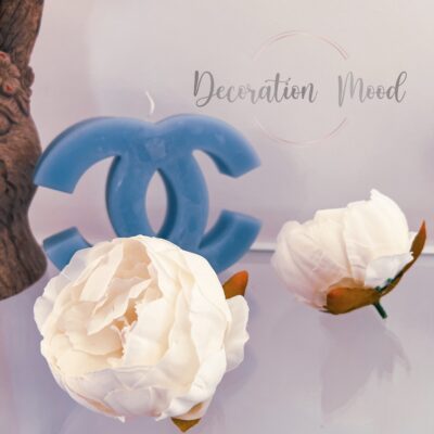 Peóniafej - 8,5cm (fehér)