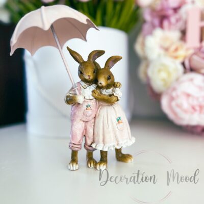 Nyuszi pár esernyővel