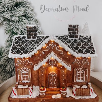 Mézeskalács házikó / LED-es